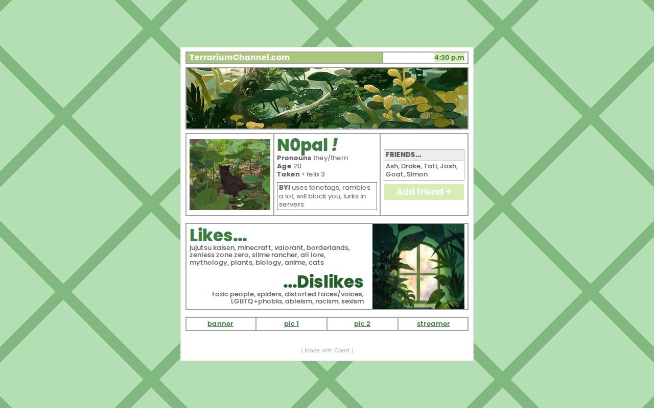 The Terrarium Channel